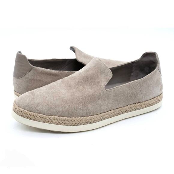 Vince Women's Sneakers Shoes Size 8.5 Tan Flat Slip-On Boho Vacation Comfort - Picture 1 of 12